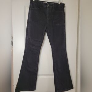 Pilcro Black Flare & Wide Leg Jeans